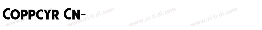 Coppcyr Cn字体转换